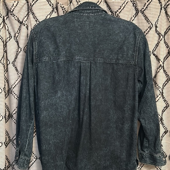 EUC American Eagle Denim Shacket - Picture 5 of 5